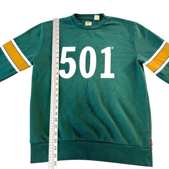 Levi's Men's Standard Fit 501 Graphic Crewneck Sweatshirt Size Small - Picture 2 of 5